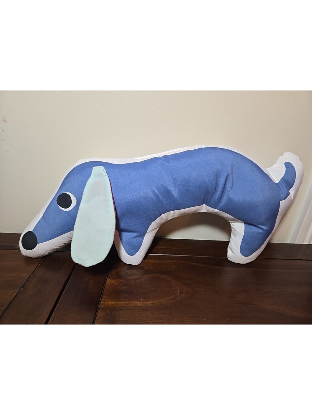 Skip Hop Dog Pillow Dachshund Approx 17 Inches Two Tone Crinkle Ear Replacement